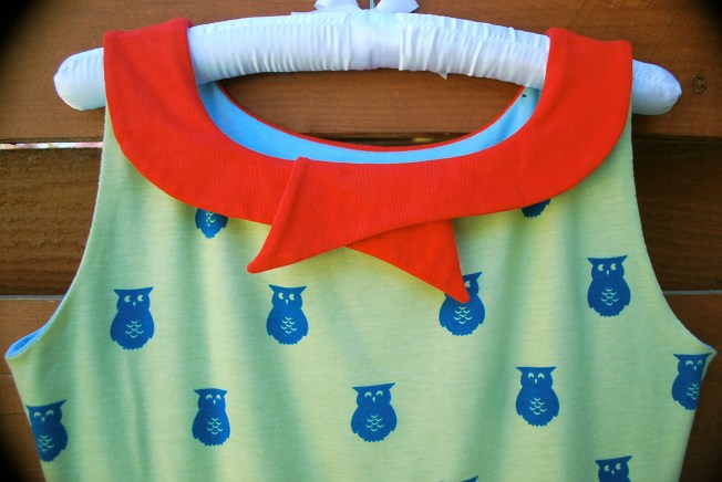 The back neckline is slightly lower than the front. Cool design detail, huh?