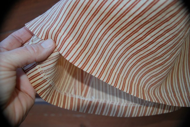 I did a blind machine hem.